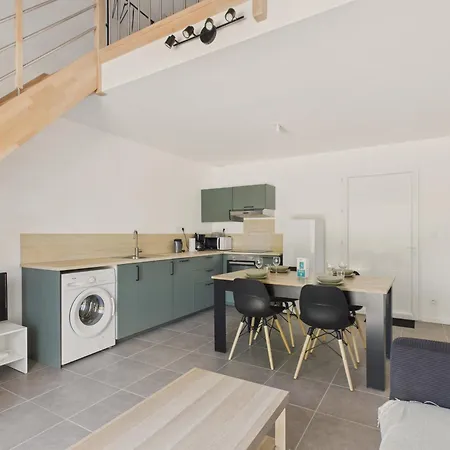 à St-jean-de-mont Pour 4 - Jardin Apartamento *
